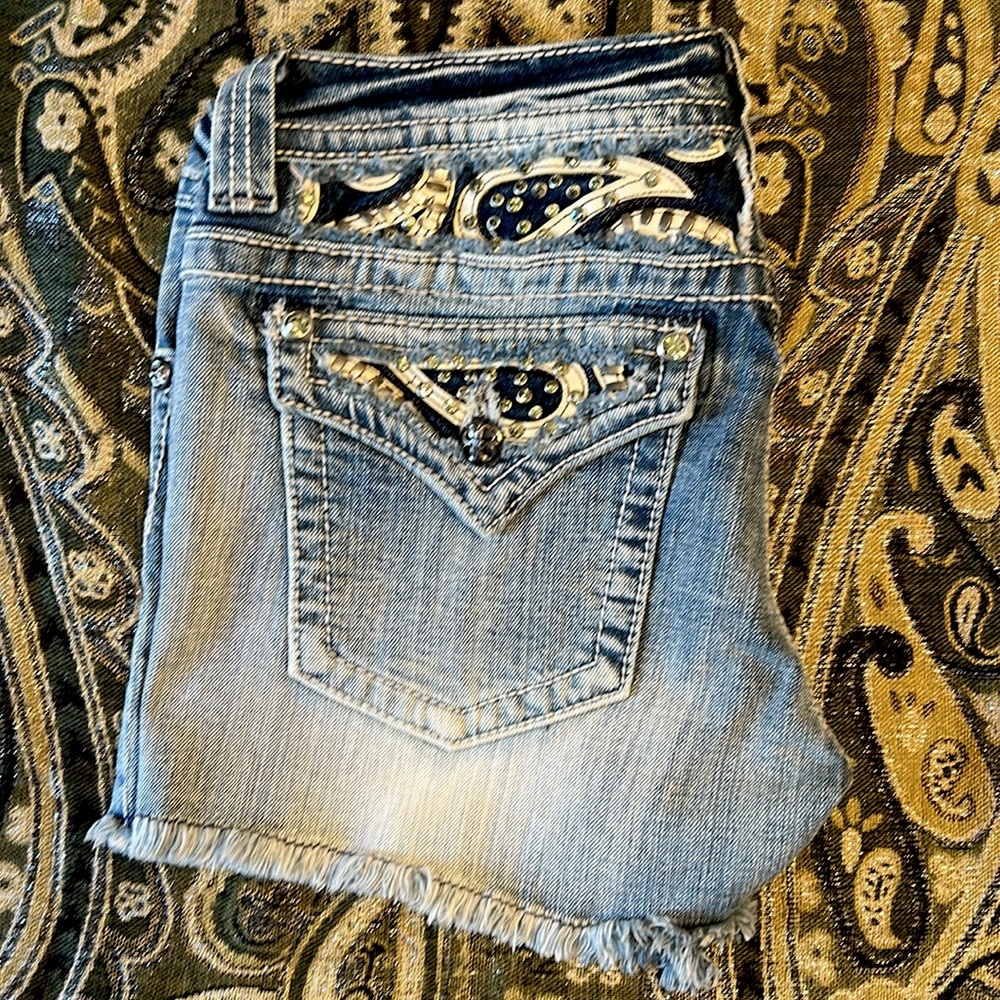 Miss Me 30 NWOT Blue Denim Jeans - Picture 3 of 16